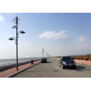 Professional Wind And Solar Hybrid Street Light System 80W Solar Panel