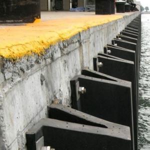 V Type Super OEM Arch Rubber Fender Marine Dock Protection Fixed