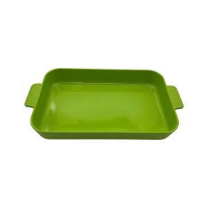 Square Lobster Plate Serving Tray Dinner Party Large Capacity Bowl With Two Ears