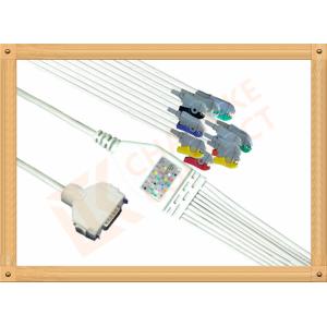 Cheap Fukuda Denshi Ecg Monitor Cable Flexibility And Durability With 10 Leads for sale