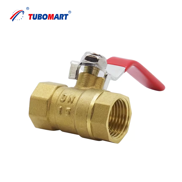 China TUBOMART OEM Manual Brass Ball Valve Internal NPT Thread 3/8''-4'' Nickel Plated Body 3-Year Warranty for Water/Gas Supply ISO on sale