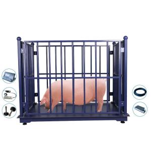 3000Kg Portable Cattle Scales , RS232 Electronic Sheep Scales