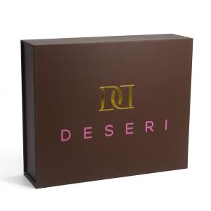 Custom Logo Printed Cardboard Small Medium Magnet Boxes Purple Pink Magnetic