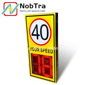 Traffic Safety Equipment NBP10-L4-P Speed Aware Radar Speed Signs with Wireless
