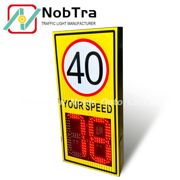 Traffic Safety Equipment NBP10-L4-P Speed Aware Radar Speed Signs with Wireless