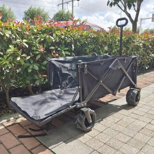 Foldable Picnic Camping Cart Portable Storage Beach Trolley Collapsible Folding