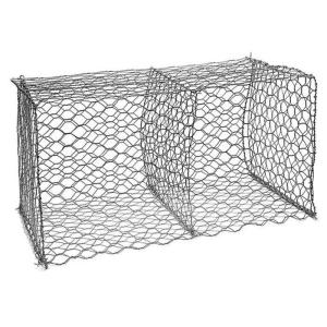 Hexagonal 1mx1mx1m Galvanized Welded Gabion Box For Retaining Wall