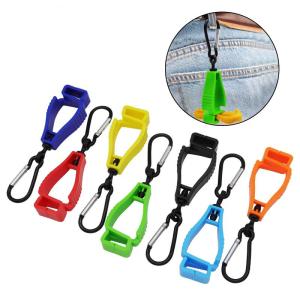 Custom Printed Plastic Glove Clips Polyoxymethylene Safety Glove Clips