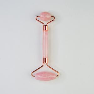 China Pink Natural Jade Roller Rose Quartz Roller on sale