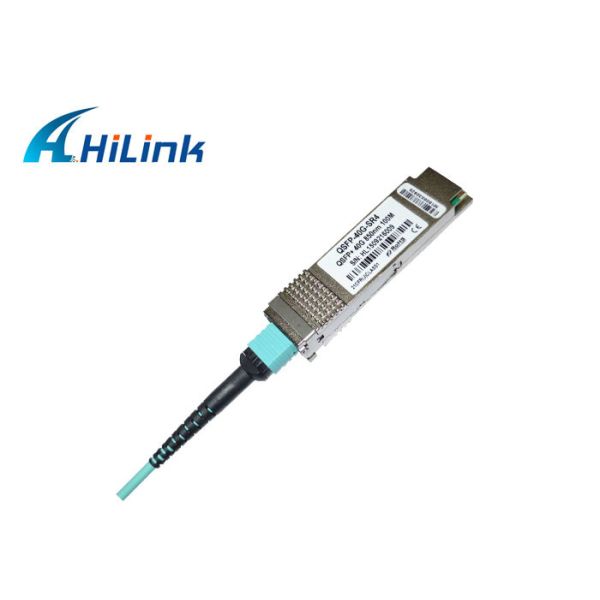 InfiniBand SDR DDR QDR QSFP+ Transceiver , 150m MPO SR4 Transceiver For Big Data