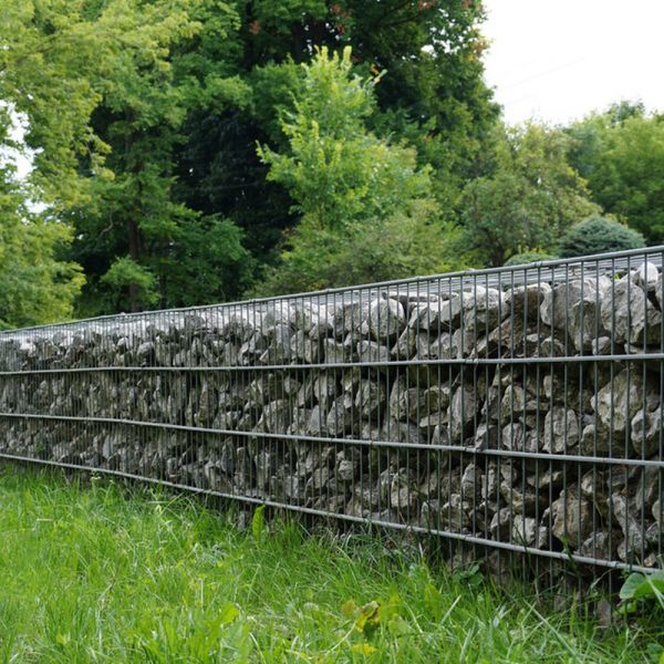 Welded Gabion Fence Commercial Landscape Modular Design Quick Install Hot Dip