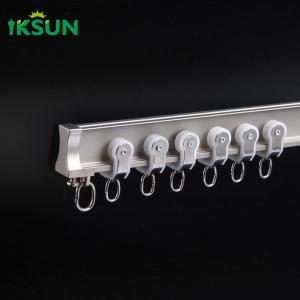 Flexible Bendable Curtain Rails Aluminium Curved Curtain Track For Hospital