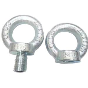 China ZINC Finish Eye Bolt Eye Screw M6-M36 Carbon Steel Lifting Ring with Galvanized DIN580 on sale