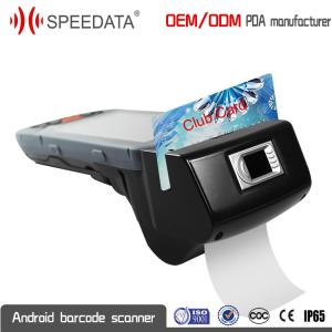 Wireless Smart ID Card Reader PDA Handheld Device Android With 4.5 LCD Display