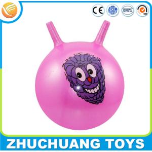 Cheap cheap plastic inflatable toy handle ball for sale