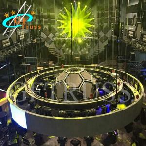 Customized aluminum rotating lighting truss round speaker truss