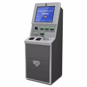 Cheap 21.5/24/27/32 Inch Screen Size Self Check In Kiosk with Customizable Language Support and Card Dispenser Windows 10 for sale