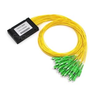Cheap 1×32 PLC Splitter with ABS Module, 2.0mm Input &amp; Output for sale