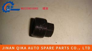 China Steel High Quality Screw Plug  Assembly Gear Box Wg2229010002 on sale