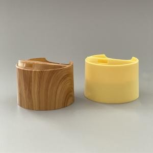 China Samples US 0.06/Piece 24/410 Wood Disc Cap Disc Top Cap Press Cap for Shampoo Bottle on sale