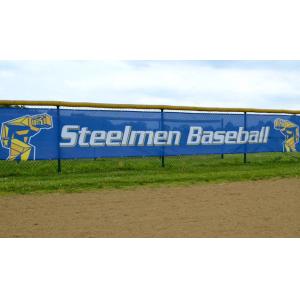 OEM Large Mesh Banners Digital Printing With Metal Eyelets Rectangular