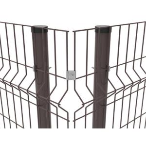 Powder Coated Wire Mesh Fence , Welded Mesh Fencing For Safe Protection