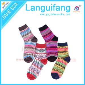China New Design Striped Cotton Women Ankle Socks on sale