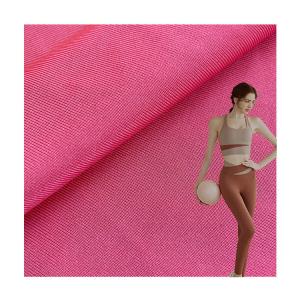 YARN DYED Breathable Anti UV 40D 4 Ways Stretch Jersey Lycra Fabric For Yoga