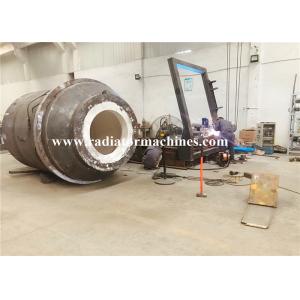 2000kg Rotary Type Metal Melting Machine , Aluminum Scrap Melting Furnace