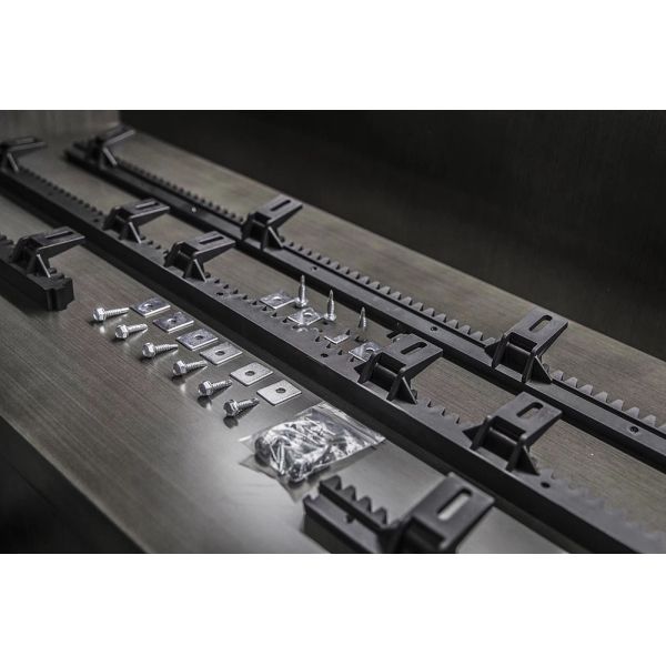 ID Card Access 4 Lugs 6 Plugs Gear Rack Nylon Black Plastic for Automatic Sliding Gate Opener