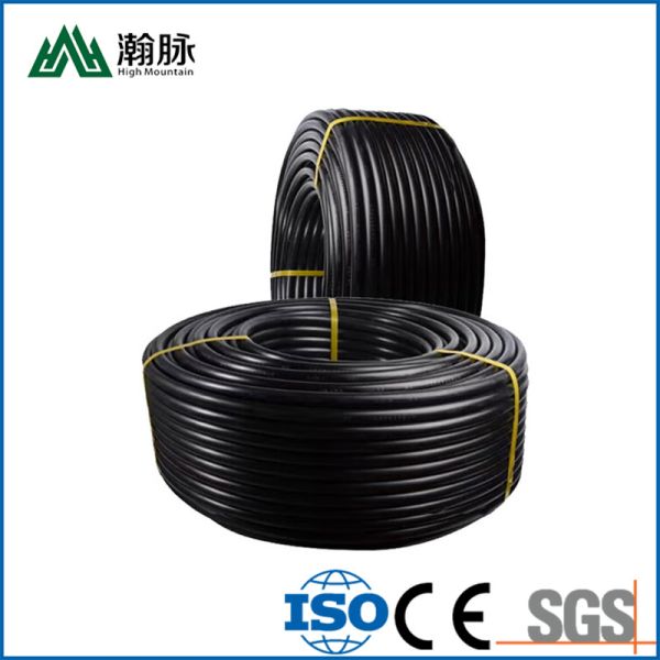 Quality Black Plastic HDPE Water Supply Pipe Water Supply Pipe Coil 1.6MPA wholesale