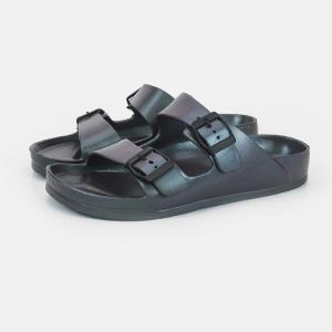 Lady Flexible Size 8 Ladies EVA Double Buckle Sandals With Dual Strap