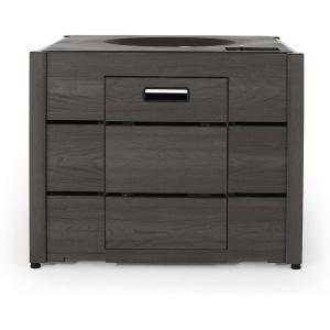 China Customized Size Outdoor Gas Firepit 40000 Btu Resin Concrete on sale