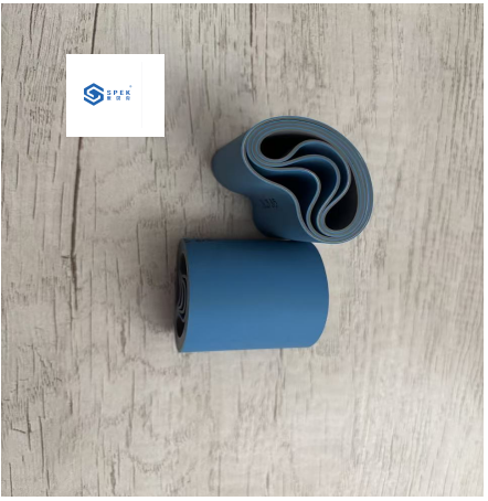 Cheap Blue Customized Rubber Apron For Spinning Machine for sale