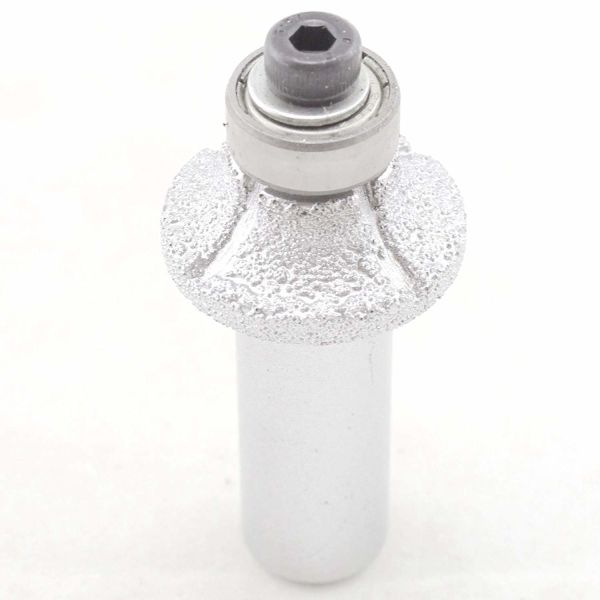Quality Diamond BRAZED Profile Wheel Router Bit Bullnose Coarse Grit 60 For Marble Granite Stone Hells Tile wholesale