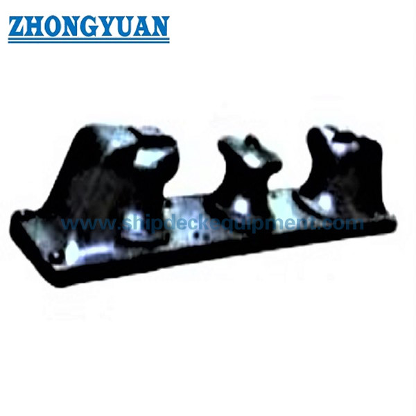 Quality CB39 Type C Casting Steel Casting Iron 3 Rollers Fairlead Ship Mooring Equipment wholesale