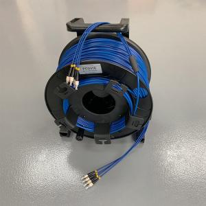 Metal 2core 4core 12core Portable Pre-Terminated TPU Fiber Optic Cable Drum Reel