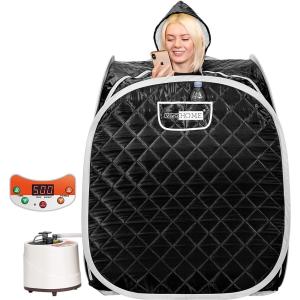 China Modern Portable Remote Control Foldable Personal Spa Chair Foldable Sauna Steam Bag Sauna Spa Tent Therapeutic Home Therapeutic Black on sale