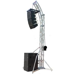 Tuv certificated line array speaker truss stand aluminum for sale
