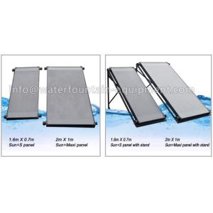 Rigid Inground Swimming Pool Heaters With Solar Controller 1.6m X 0.7m X 0.07m