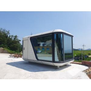 Customized Modular Capsule House Dwelling On Wheels 20㎡ 6 Tons Weight