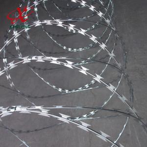CBT BTO Razor Security Barbed Wire for Railway and Lawn with Single / Cross Coil