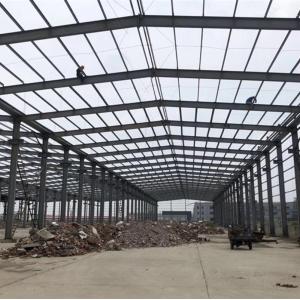 China Prefabricated Steel Warehouse With Insulated Roof And Wall Panel on sale