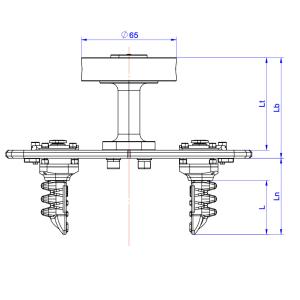 FDA 900g Symmetric Distributed Soft Robotic Finger