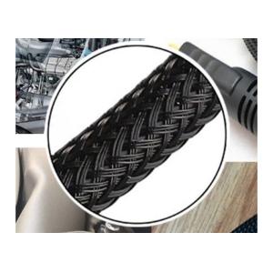 High Temperature Proof Electrical Braided Sleeving For Cable Protection