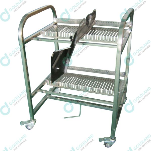 Universal Stainless Steel SMT Machine Feeder Storage Trolley