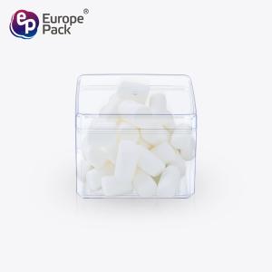 PS disposable clear plastic rectangular food container / candy box / container