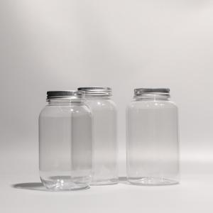 PET Plastic Juice Bottle with Screw On Lid
