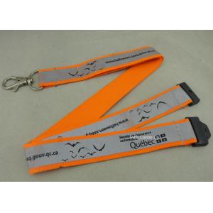 Silk Screen Printing Reflection Custom Printed Lanyards , Celebration Lanyard
