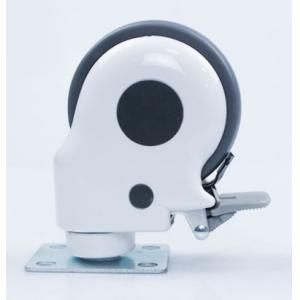 China TPR swivel hospital caster with brakes 5 inch on sale